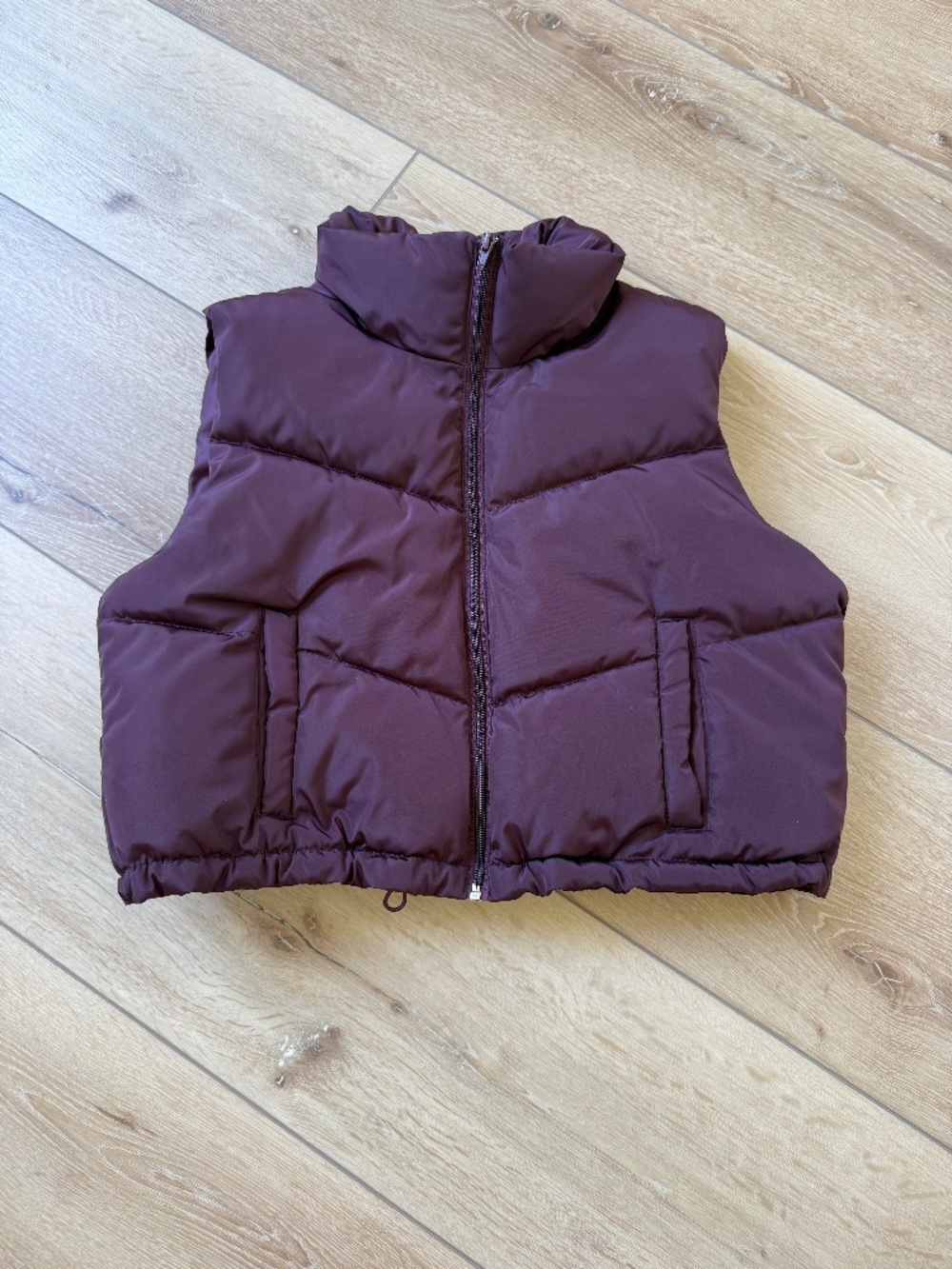 Sugarkiss Womens Cropped Puffer Vest